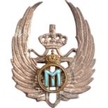 OBSERVER BADGE, KING MIHAI I MODEL, REGENCY 1927-1930