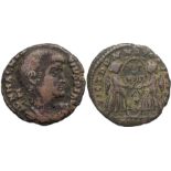 Magnentius as Caesar (350-353) AE Centonialis Bronze (3.89 g), Rome 350-351.