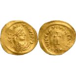 Constantinus IV (668-685) Tresmissis, Gold (1.5 g, 17 mm) Constantinopole