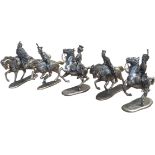 SET OF 5 FRENCH LEAD TOY SOLDIERS
