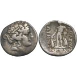 Macedonian Kingdom, THRACE. Thasos. Tetradrachm Silver (31 mm, 15.96 g) Circa 90-75 BC). Imitative s