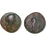 Lucilla Augusta (164-182) Sestertius, Bronze (20.69), Rome, 161-169 AD.