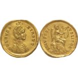 Aelia Eudoxia, Augusta, 400-404. Solidus, GOLD, Constantinople