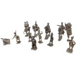SET OF 10 FRENCH LEAD TOY SOLDIERS
