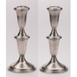 Elegant candlestick in silver