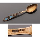 Silver-gilt tea spoon