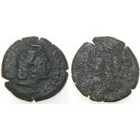PTOLEMAIC KINGS OF EGYPT. Regency of Cleopatra I for Ptolemy VI Philometor (180-176 BC) AE 21 mm, 5.