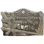 Christmas in the Fields 1916 Patriotic Badge.