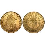 Ferdinand VI (1749-1759) 8 Escudos 1752 LM, Lima mint