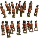 SET OF 15 LEAD TOY SCOTISH SOLDIERS