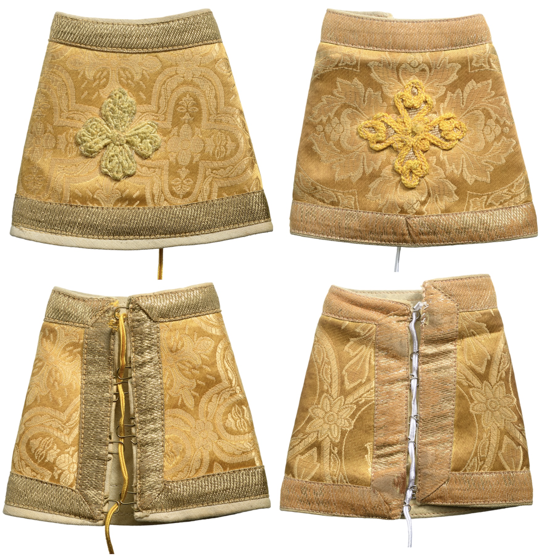 Pair of Orthodox Liturgical Fabric Cuffs (Epimanikia)