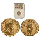 Antoninus Pius (138-161), Aureus, GOLD (6.93 g), Rome 155-156 AD.