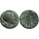 PTOLEMAIC KINGDOM, Kleopatra VII (51-30 BC) AE Diobol (16,9g) Alexandria