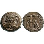 PTOLEMAIC KINGS OF EGYPT. Kleopatra III & Ptolemy IX to Ptolemy XII. 116-51 BC. Ã† (16 mm, 6.1 g). A