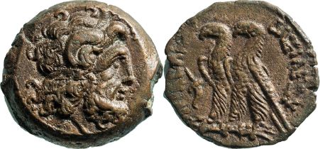 PTOLEMAIC KINGS OF EGYPT. Kleopatra III & Ptolemy IX to Ptolemy XII. 116-51 BC. Ã† (16 mm, 6.1 g). A