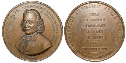 Neuchatel, Medal Dedicated to Daniel Jean Richard and to the Watchmakers, 1842