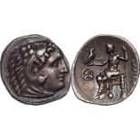 Alexander III "The Great" (336-323BC), Drachm Silver (18 mm, 4.11 g)