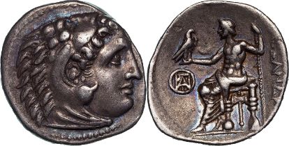 Alexander III "The Great" (336-323BC), Drachm Silver (18 mm, 4.11 g)