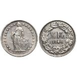 1/2 Francs 1946 , Medal Alignment