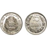 Socialist Republic, Pattern 15 Bani 1966, Bucharest mint