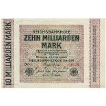 10 Miliarden Mark 1.10.1923