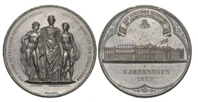 Medal 1872 Nordish Industry and Art Exhibition in Copenhague