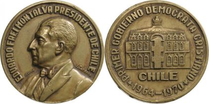 Edouardo Frei Montalva Presidente, Medal, 1970