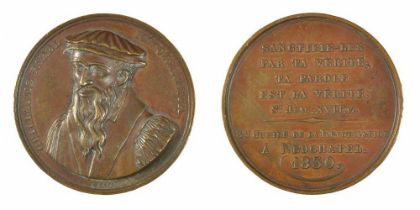 Neuchatel, Guillaume Farel Medal 1830