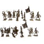 Set of 10 French Lead Toy Soldiers