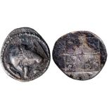 Macedonia, Akanthos, AR Tetrobol (2g) ca. 470-390 BC