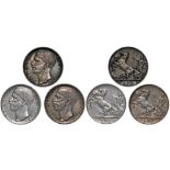 Vittorio Emanuele III (1900-1946) 10 Lire 1927, Lot of 3 Coins