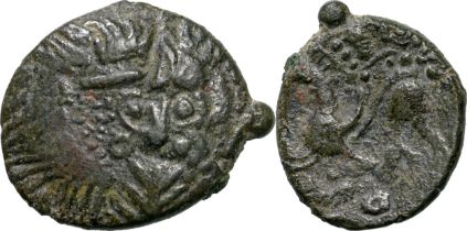 EASTERN CELTS. Pannonia, Kapostal Typ, AE Tetradrachm (5,0g)