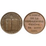 Geneva Medal for 300 years of Reformation, 1835