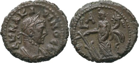 Carinus. As Caesar (282-283). Tetradrachm (18mm, 7.3 g), Alexandria