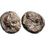 Attica, Athens. Tetradrachm, Silver (22 mm, 17.1 g) Circa 465-460 BC.