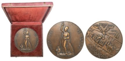 Commemoration of the Founding of the "Prefecture de Police" 1950 Medal