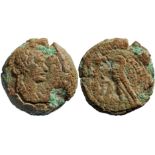 PTOLEMAIC KINGDOM, Kleopatra VII ? (51-30 BC) AE Obol (10,1g) Alexandria