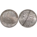 5 Francs 1876. Lausanne, Shooting Thaler