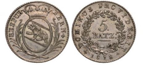 Bern. 5 Batzen 1818