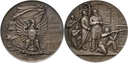 Neuchatel. Federal Shooting Medal, 1898