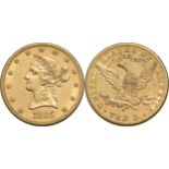 10 Dollars 1885 S, San Francisco Mint