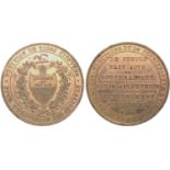 Vaud, Commemorative Medal 1845, on the Petition of the Citizens for the Expulsion of the Jesuits in