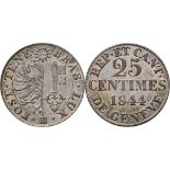 Geneva, 25 Centimes 1844