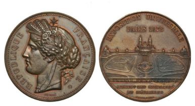 Medal 1878, Universal Exhibition in Paris