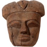 Egyptian Wooden Male Mask