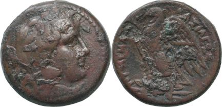 PTOLEMAIC KINGS OF EGYPT. Ptolemy I Soter. As Satrap (323-305 BC). AE20 ( 9.8 g), Alexandria mint.