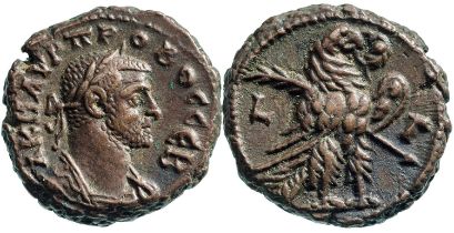 Probus (276-282). Tetradrachm, Billon (18 mm, 7.2 g), 277-278, Alexandria