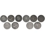 1 Lira, Lot of 5 Coins