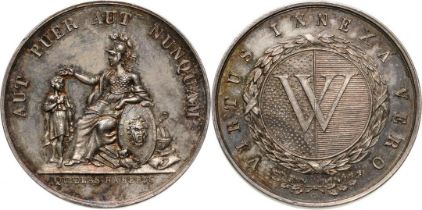 Vevey, Silver School Prize Medal 1769