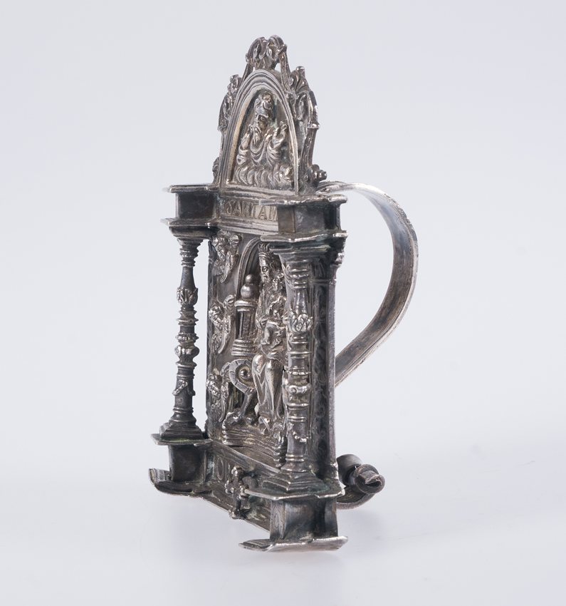 Silver pax.  With the silversmith Domingo Durango's mark (based in Daroca and active circa 1580) - Image 2 of 11